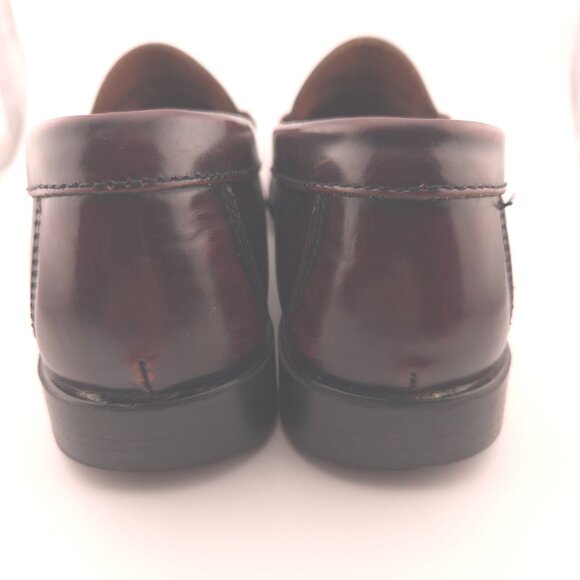 G.H. Bass Walton Burgundy Penny Loafers 7.5M Men\'s main image 9